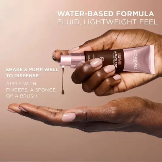 L'Oreal Paris Lumi Le Glow Tint Liquid Skin Tint - 0.84 fl oz image {8}