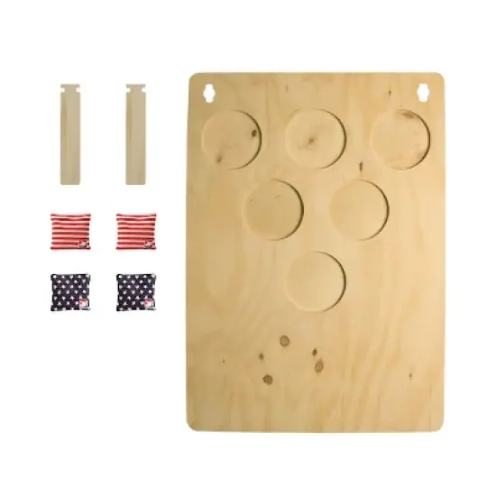 Modern Two Tone Cornhole Pong Game image {1}