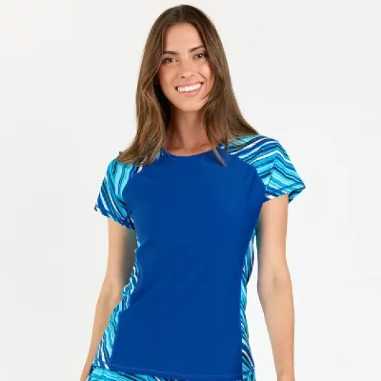 Calypsa - Women's Loose Fit Adele Swim Top image {5}