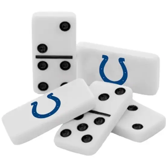 MasterPieces Officially Licensed NFL Indianapolis Colts 28 Piece Dominoes Game for Adults image {2}