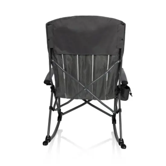 Oniva 2pc Portable Outdoor Rocking Camp Chair - Gunmetal Gray image {3}