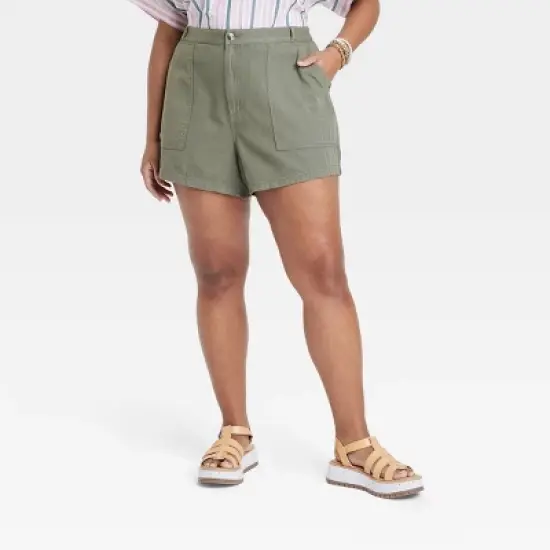 Women's High-Rise Utility Shorts - Universal Thread&trade; image {4}