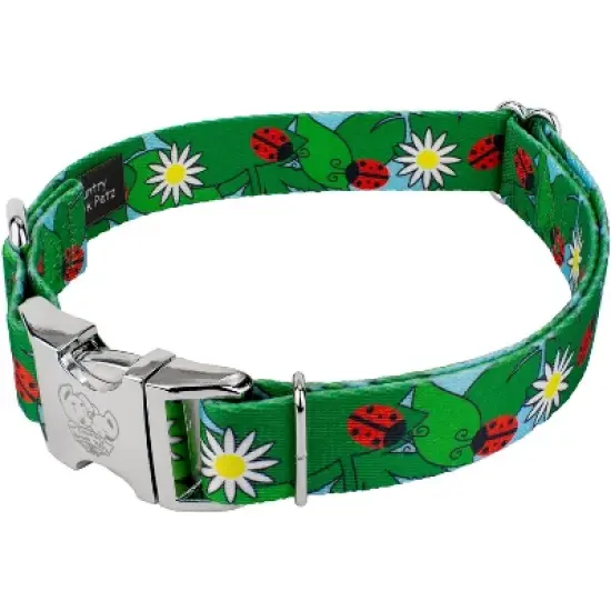 Country Brook Petz Premium Ladybug Picnic Dog Collar image {1}