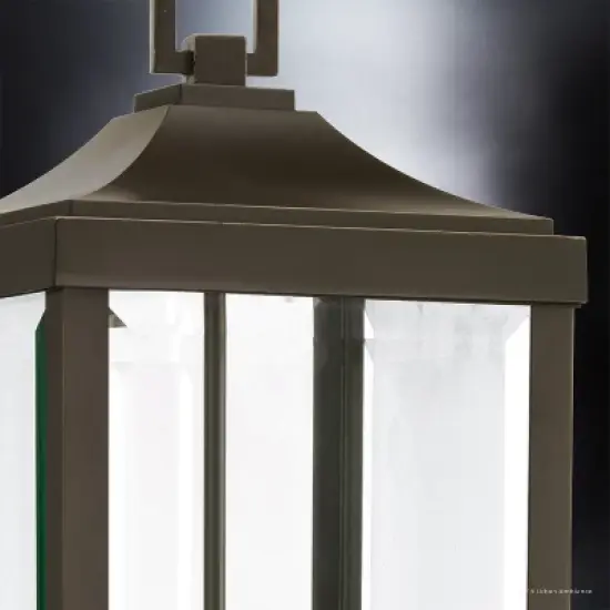 Urban Ambiance Luxury Colonial Outdoor Pendant Light,  23-3/4" x 9-1/2",  Olde Bronze Finish, UHP1191 image {4}