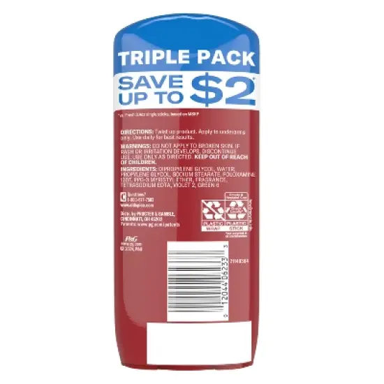 Old Spice Men's Deodorant - Legendary Fragrance Fresh - 3.4oz/3pk image {7}