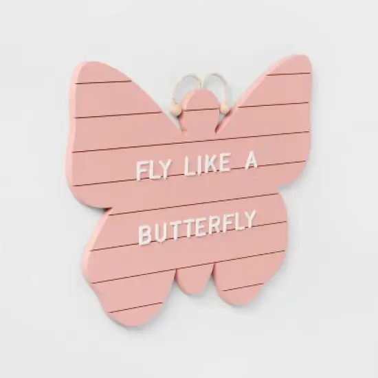 Butterfly Kids' Letterboard - Pillowfort&trade; image {1}