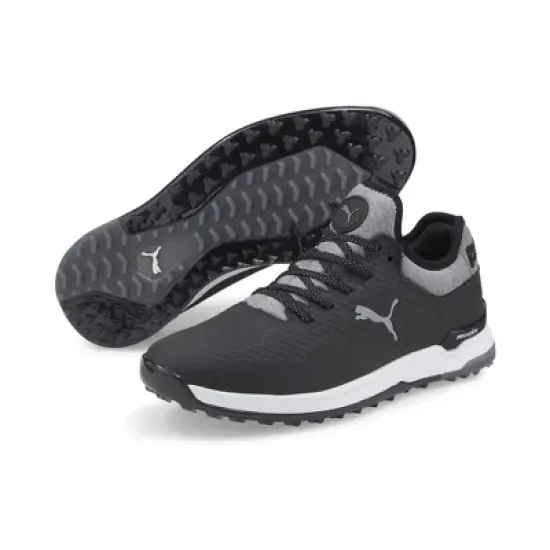 Puma Men's Proadapt Alphacat Golf Shoes Black/Silver image {3}