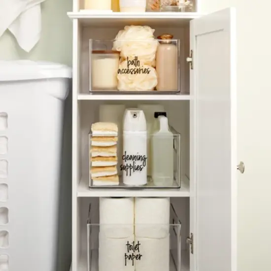 Talented Kitchen 141 Laundry Room Labels for Jars - Preprinted Black Script Stickers for Closet, Bathroom Organization (Water Resistant) image {2}