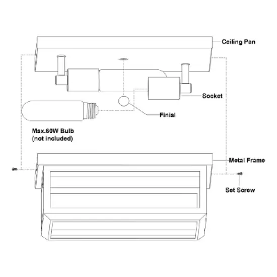 VAXCEL Kinzie Outdoor Square Flush Mount Ceiling Light with Clear Glass image {11}