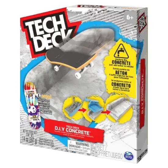 Tech Deck D.I.Y Concrete Reusable Modeling Playset image {7}