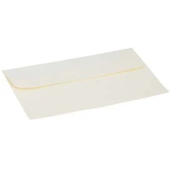 Best Paper Greetings 50 Pack Ivory and Gold Envelopes 4x6, A6 Size for Wedding and Party Invitations, Self Adhesive Peel-and-Stick image {6}