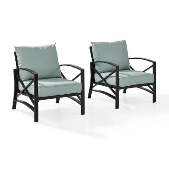 Crosley 2pc Kaplan Outdoor Patio Chair Set image {7}