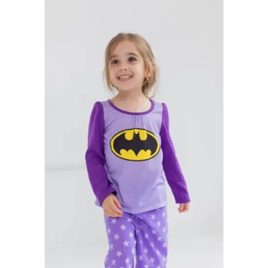DC Comics Justice League Wonder Woman Girls Pajama Shirt and Pants Little Kid to Big Kid image {2}