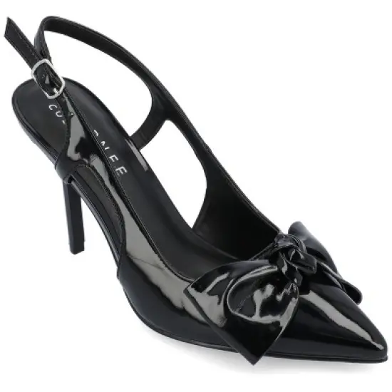 Journee Collection Womens Viera Tru Comfort Foam Mid Heel Pointed Toe Pumps image {9}