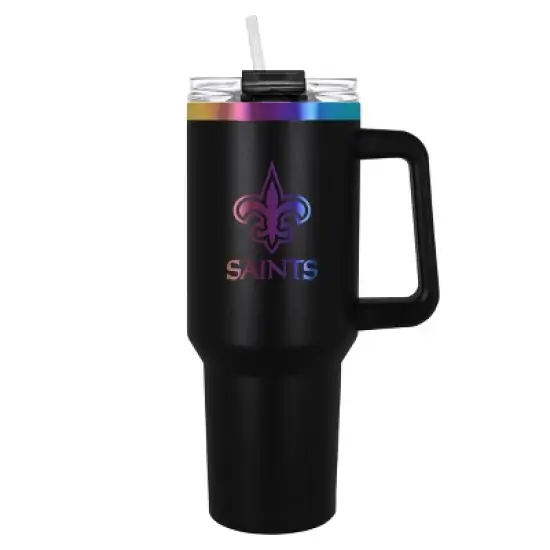NFL New Orleans Saints Black Radiance Colossus Travel Mug - 40oz image {4}