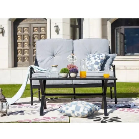 2pc Outdoor Conversation Set -  Patio Festival
 image {3}
