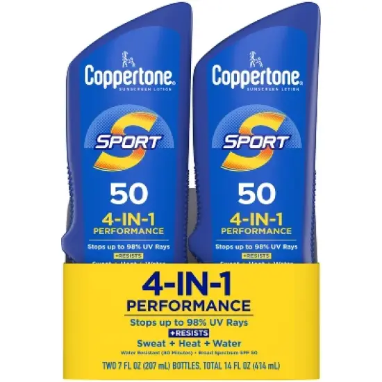 Coppertone Sport Sunscreen Lotion - SPF 50 image {5}