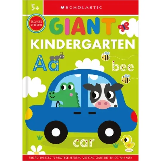 Giant Kindergarten Workbook: Scholastic Early Learners (Giant Workbook) - (Paperback) image {1}