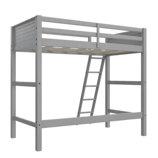 Twin Houston Kids' Wooden Loft Bed with Ladder - Room & Joy image {7}