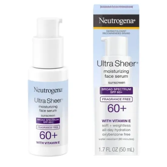 Neutrogena Ultra Sheer Moisturizing Sunscreen - SPF 60+ - 1.7oz image {1}