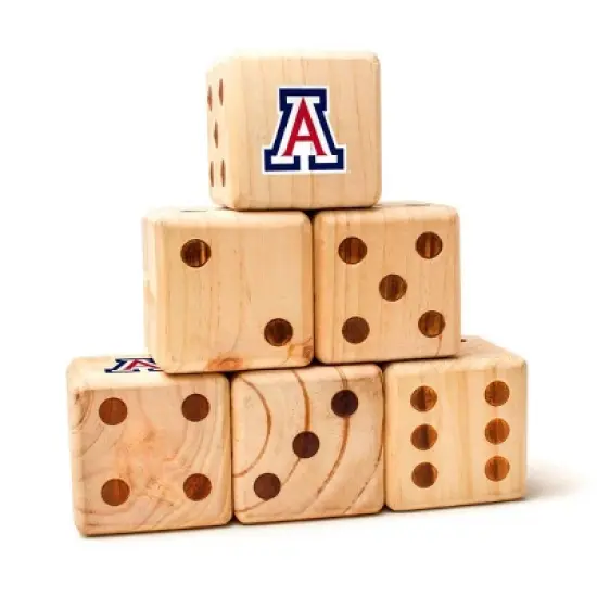 NCAA Arizona Wildcats Lawn Bowling Yard Dice image {1}