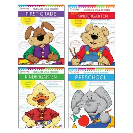 Creative Teaching Materials Ultimate Skill Builder Workbook Bundle, Set of 4 image {5}