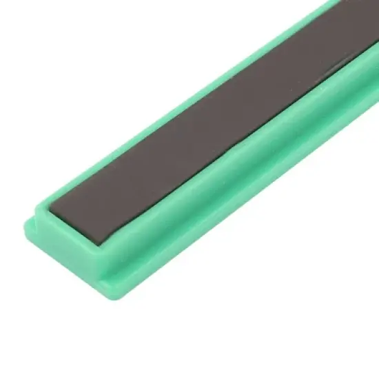 Unique Bargains Stationery Chalkboard Whiteboard Magnet Strip Bar Green 30cm 12" Long 2 Pcs image {4}