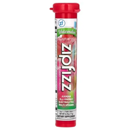 Zipfizz Watermelon , 20 Tubes, 0.39 oz (11 g) Each image {2}