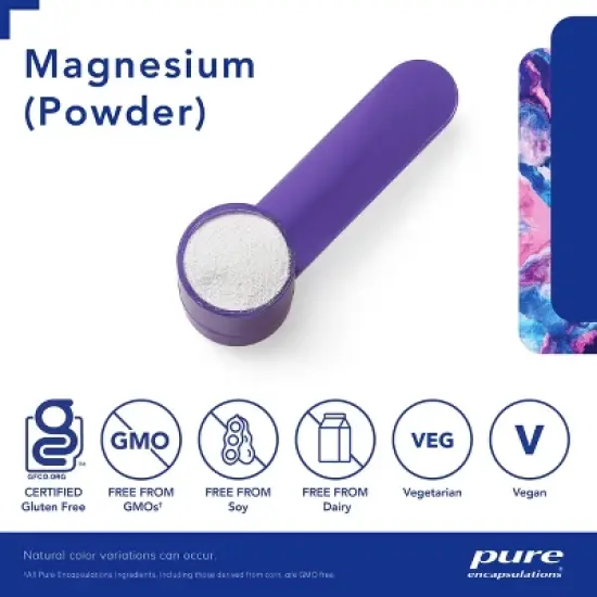 Pure Encapsulations Magnesium (Powder) - Supports Cardiovascular Function, Muscle Function, and Calming - 3.7 Ounces image {2}