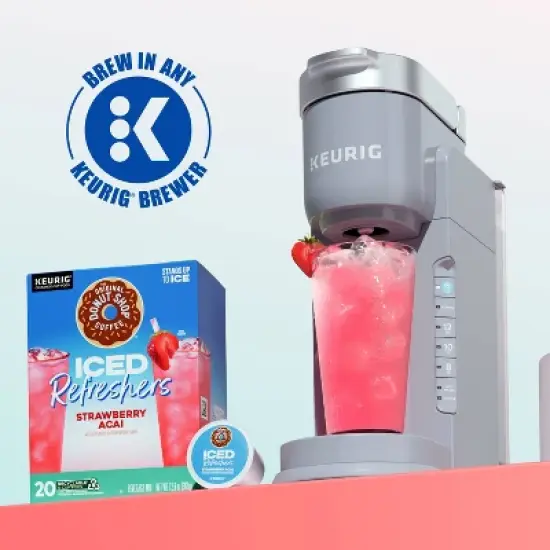 The Original Donut Shop Strawberry Acai Keurig K-Cup Iced Refresher Pods image {4}