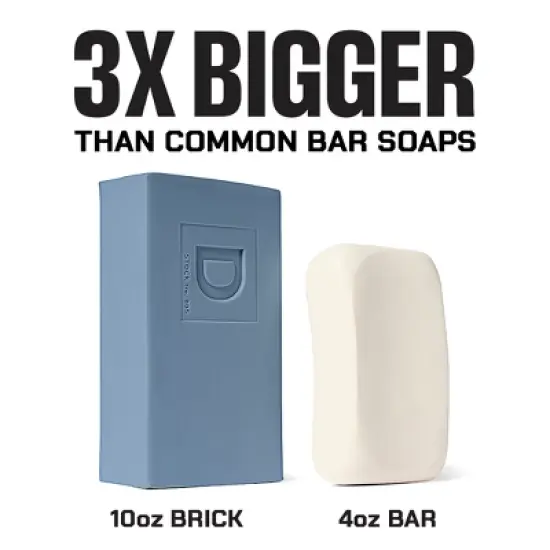 Duke Cannon Supply Co. Big Ass Brick of Soap for Men - Midnight Swim Bar Soap - 10oz image {3}