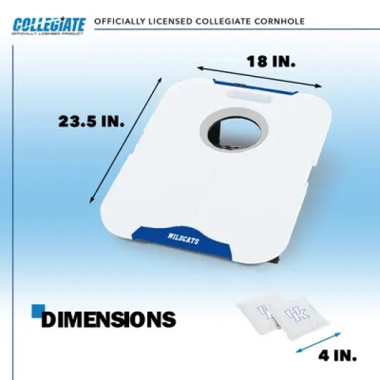 NCAA Kentucky Wildcats All-Weather Travel Cornhole Set image {4}