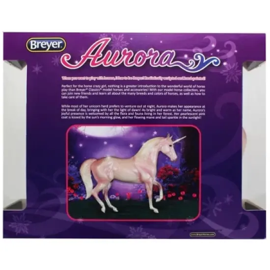 Breyer Animal Creations Breyer Aurora Unicorn Classics Model Horse image {1}