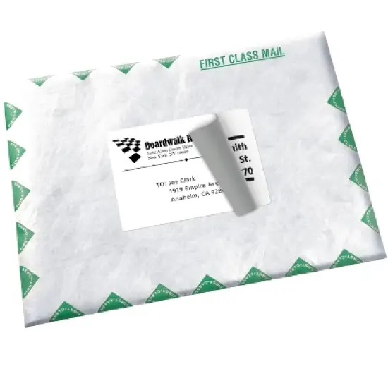 Avery TrueBlock Shipping Labels, Sure Feed Technology, Permanent Adhesive, 3-1/2" x 5", 100 Labels (8168) image {7}