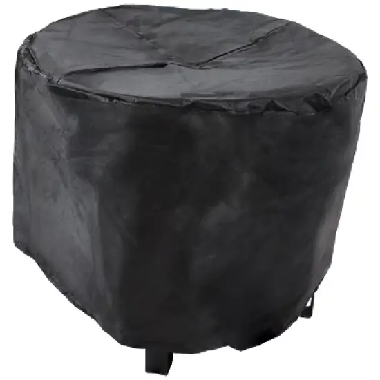 Sunnydaze Cauldron-Style Outdoor Wood-Burning Steel Smokeless Fire Pit with Poker - 23" image {3}
