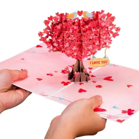 Frndly by Paper Love 3D Pop Up Love Tree Card image {2}
