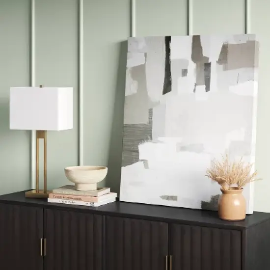 36" x 30" Abstract Unframed Wall Canvas - Threshold&trade;: Modern Style, Digital Art Medium, Horizontal Layout image {1}