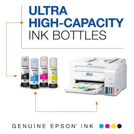 Epson 522 3pk Ink Bottles - Cyan Magenta Yellow (T522520-S) image {5}