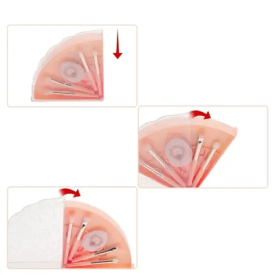 Unique Bargains Makeup Brush Set 10 Pcs image {5}