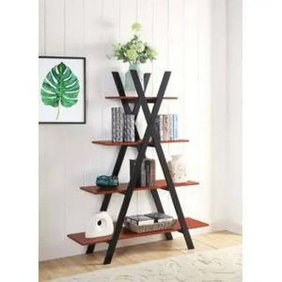 59" Oxford A Frame Bookshelf - Breighton Home image {2}