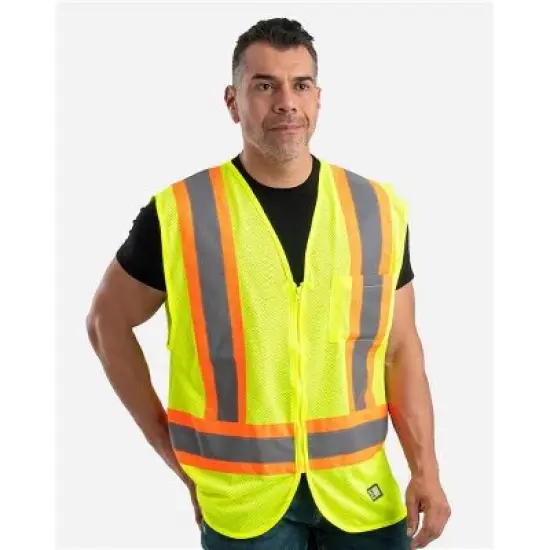 EG PRO Men's Construction High Visibility Vest image {2}