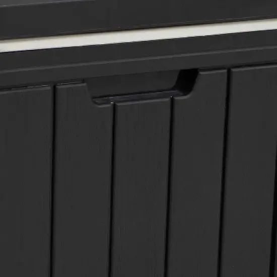 Sunnydaze 9-Gallon Outdoor Cooler Box - Polypropylene Resin - Black image {8}