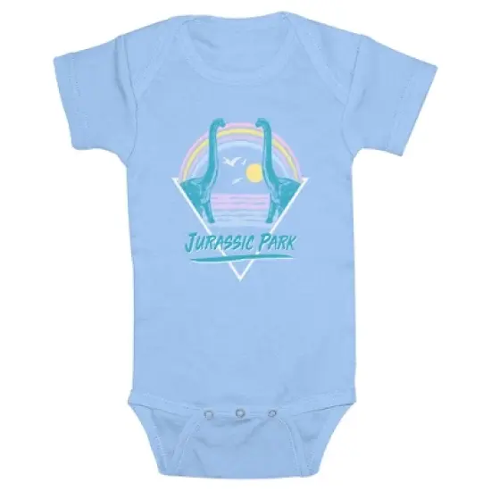 Infant's Jurassic Park Rainbow Beach Brachiosaurus Onesie image {4}