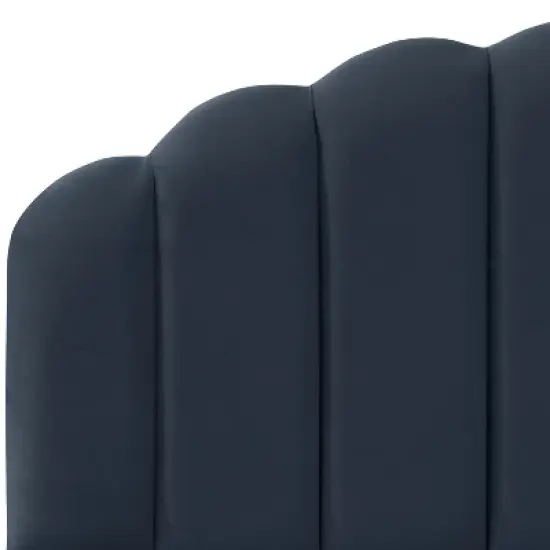 Emma Shell Velvet Bed - Skyline Furniture image {2}