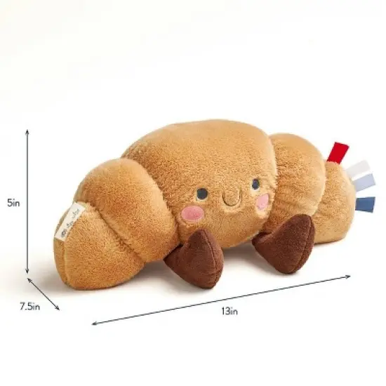 Itzy Ritzy Sweetie Snuggles Plush Stuffed Animal - Croissant image {6}