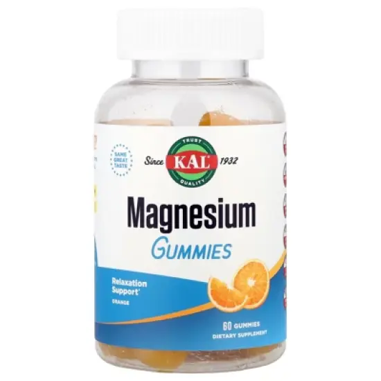 KAL Magnesium Gummies, Orange ,  60 Gummies image {4}