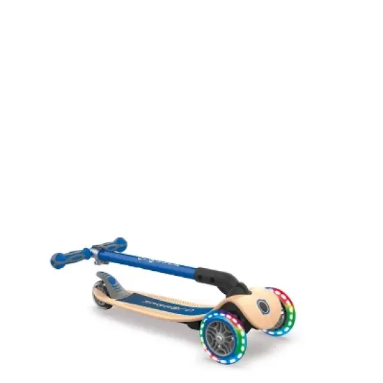 Globber Primo Foldable Wood Scooter - Navy Blue image {1}