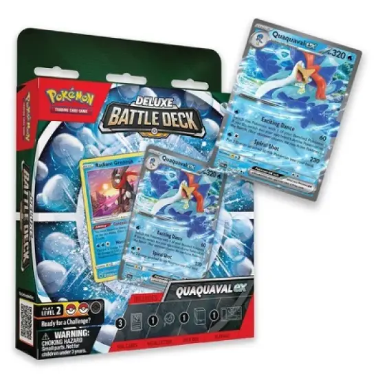 Pok&eacute;mon Trading Card Game: Quaquaval ex Deluxe Battle Deck image {1}