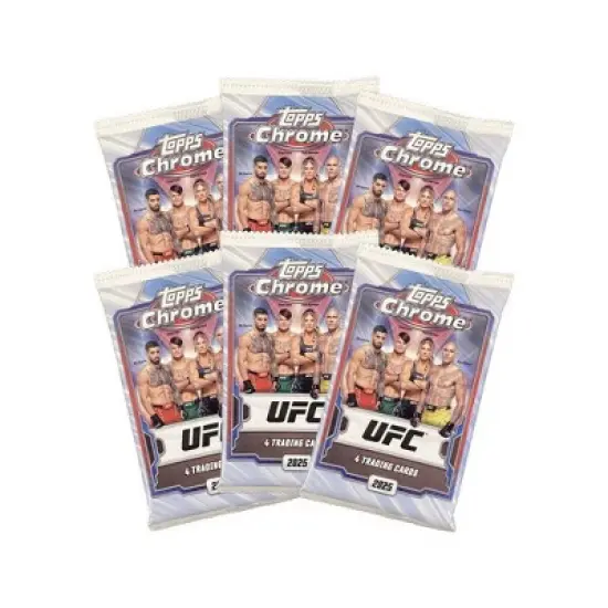 2025 Topps Chrome UFC Trading Card Value Box image {2}