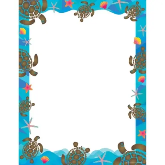 Barker Creek Kai Ola Sea Turtles Get Organized File Folders Set Multi-Design 107 per Set: Turtle Office Supplies, Paper, 50 Sheet Capacity image {2}